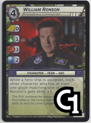 William Ronson, Prometheus Commander